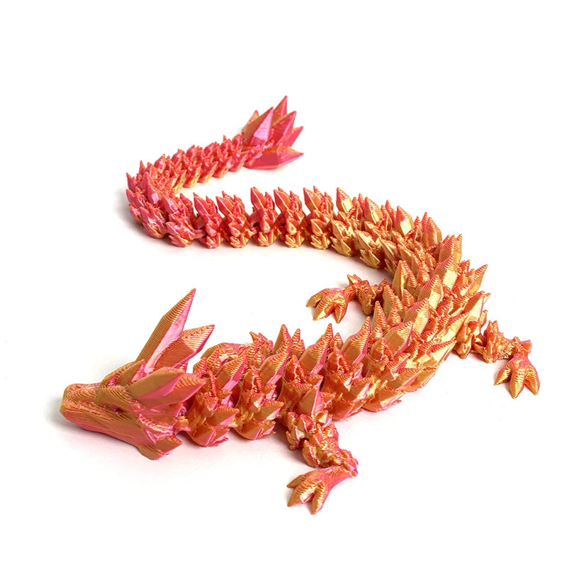 3D Printed Crystal Chinese Dragon - Image 6