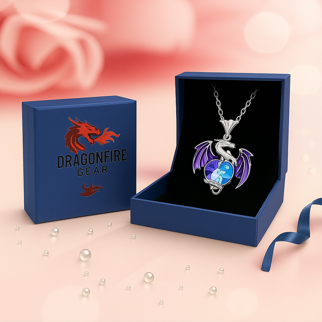 Flying Dragon Birthstone Necklace - Image 2