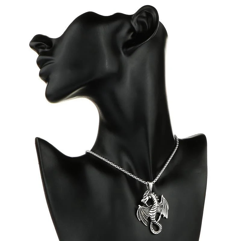Dragon Shape Pendant Necklace - Image 7