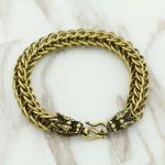 Creative Vintage Brass Dragon Bracelet