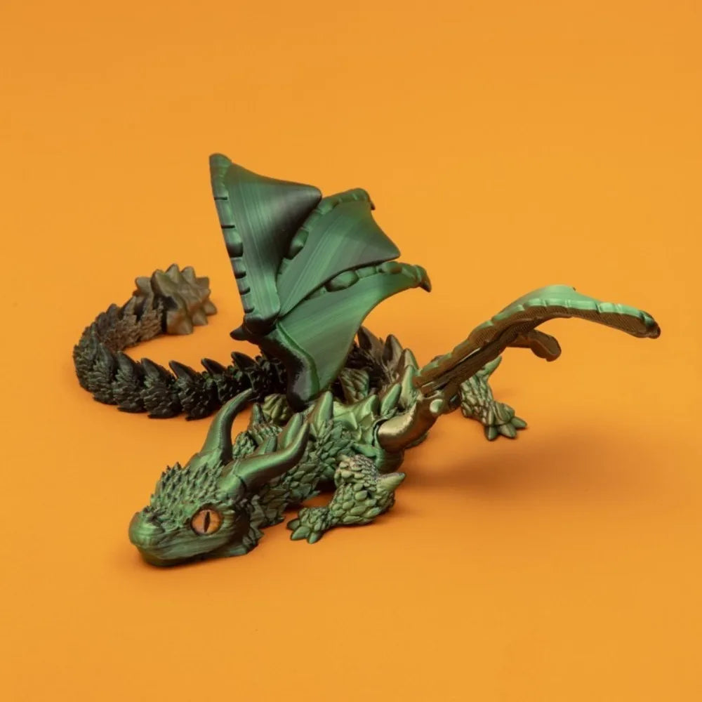 3D Printed Winged Carriage Dragon Figurine - Image 15