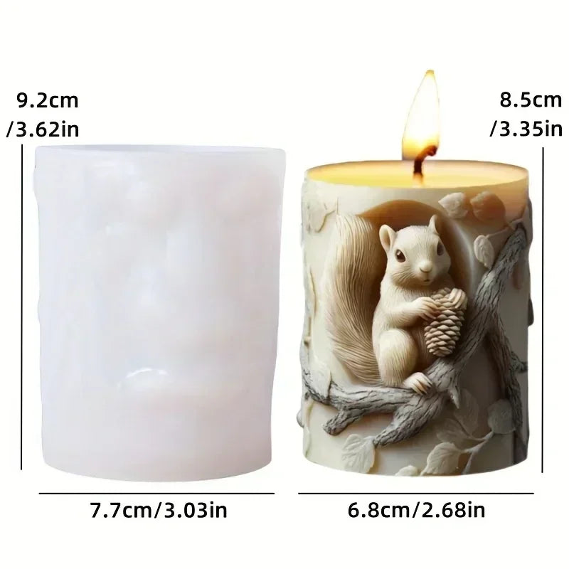 Dinosaur & Dragon Wings Relief Cylindrical Silicone Mold – Resin & Gypsum Craft Mold - Image 16