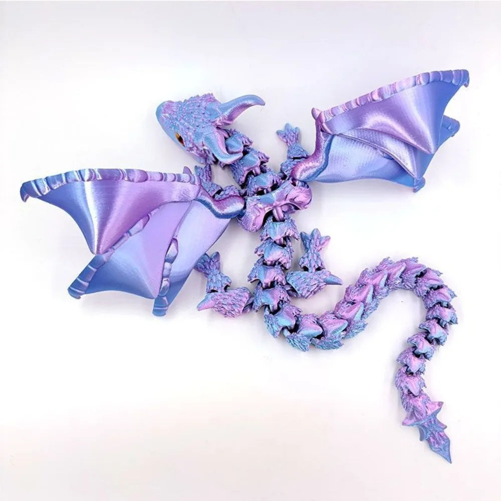 3D Printed Winged Carriage Dragon Figurine - Image 13