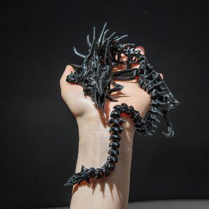 3D Printed Dragon Skeleton Model