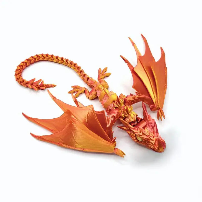 3D Printed Flying Dragon Movable Model – Chinese Loong Gothic Decor for Home, Aquarium & Collectors - Image 6