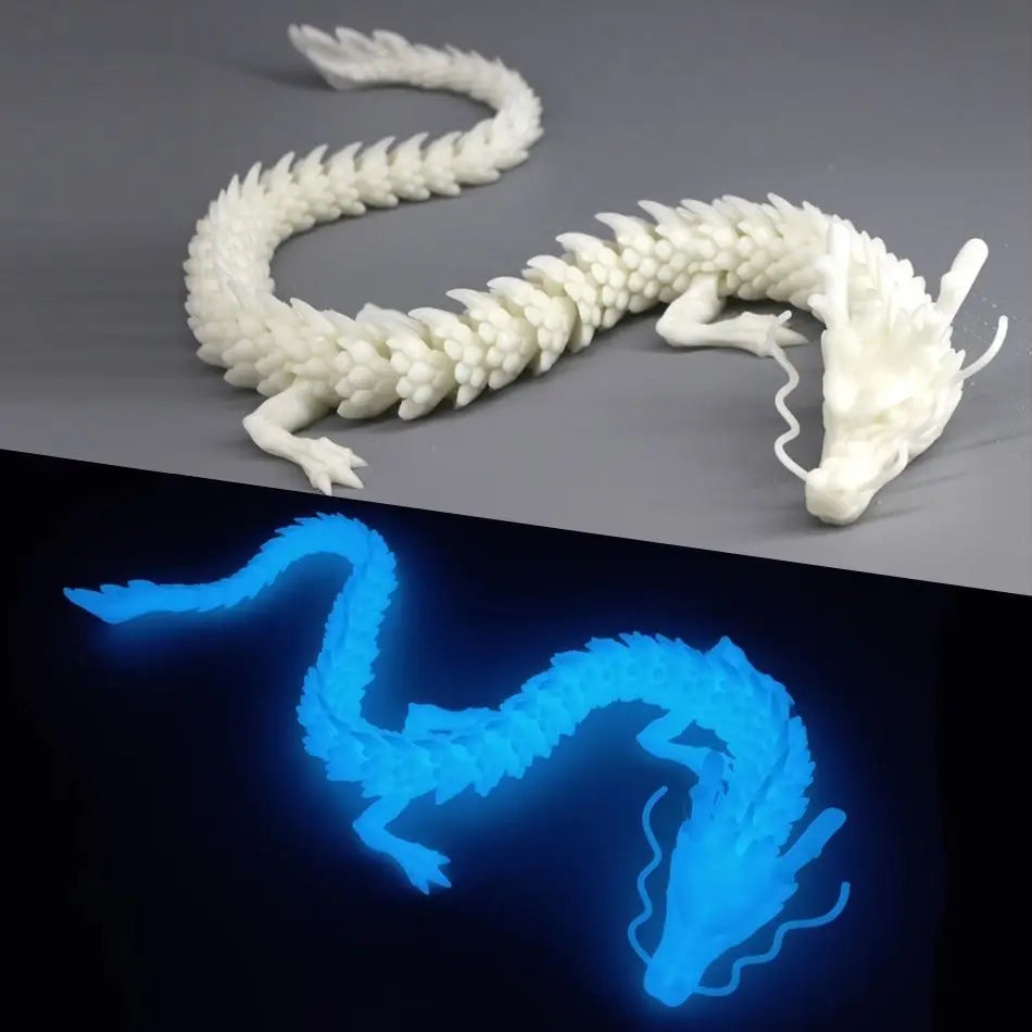 3D Printed Luminous Crystal Dragon - Image 3
