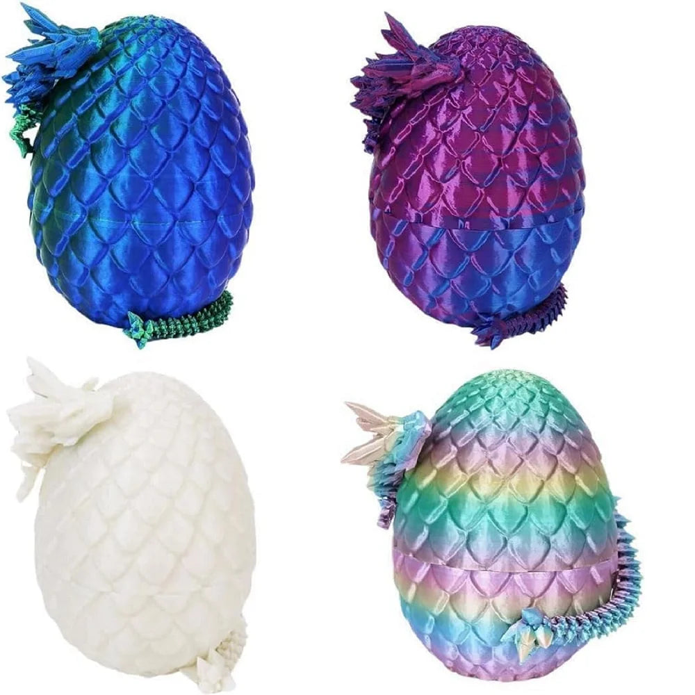4PCS 3D Printed Dragon Egg Fidget Toys - Image 4