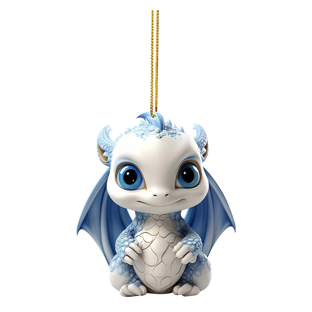 Christmas Tree Dragon Baby Pendant - Image 10