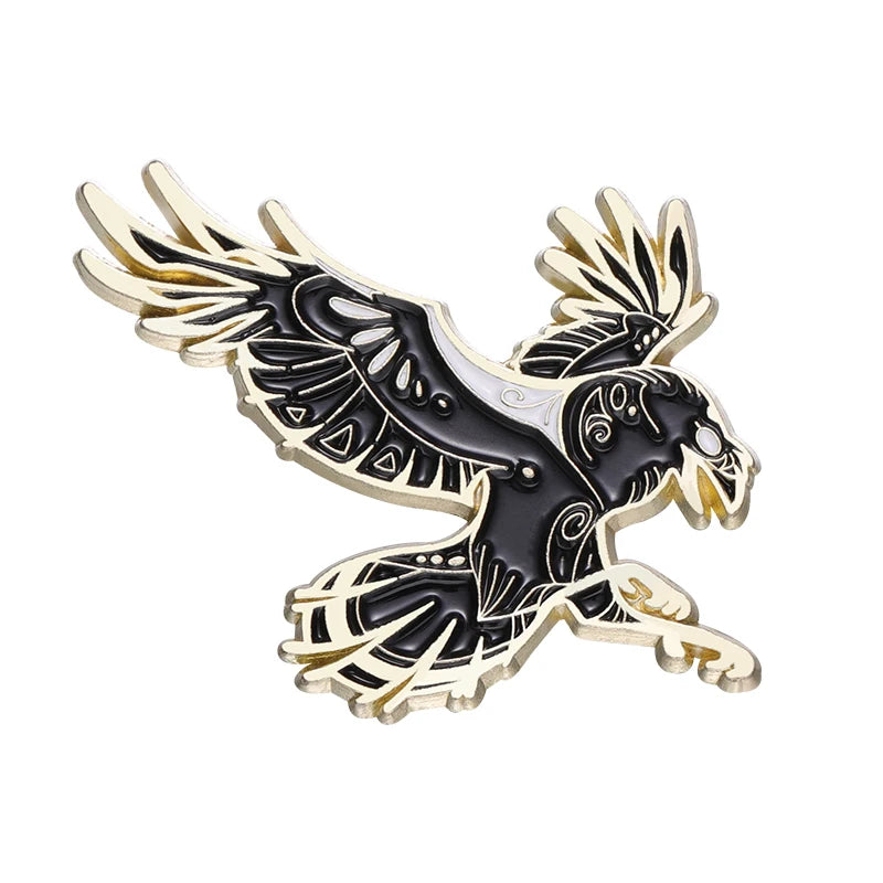 Animals Enamel Pin – Eagle, Dragon & Bird Brooch Badges for Bags, Hats & Gifts - Image 12