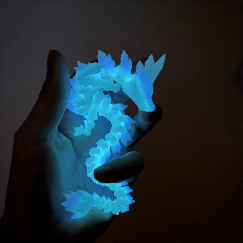 3D Printed Luminous Crystal Dragon - Image 2