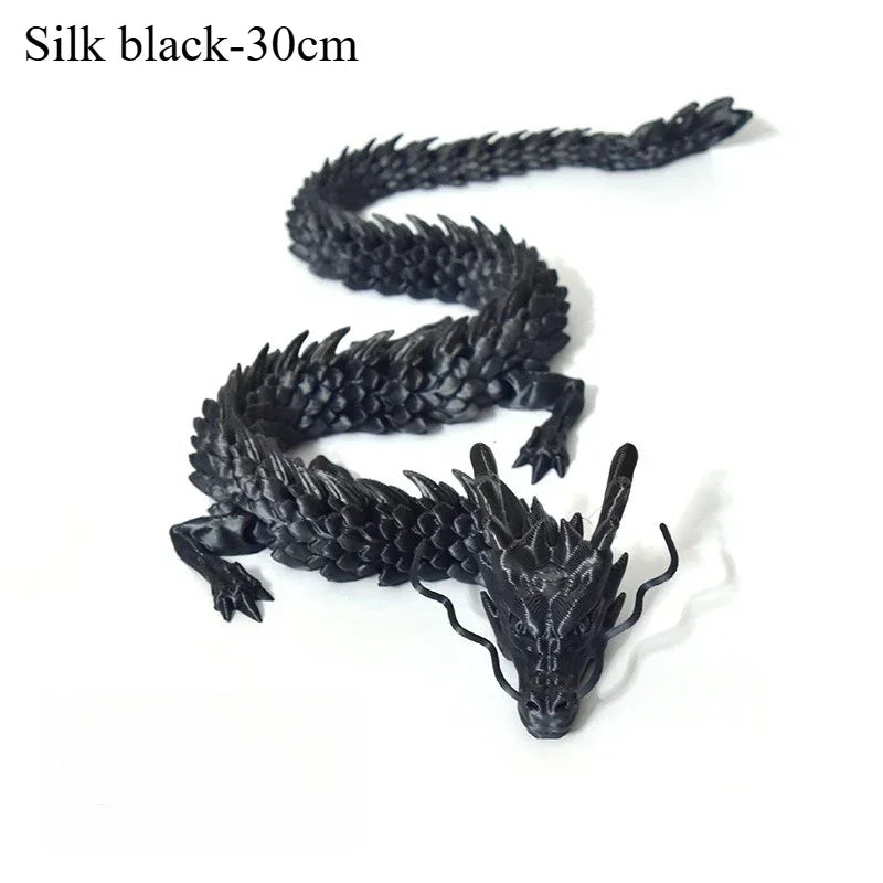 1PC Exquisite 3D Printed Chinese Dragon Ornament – Flexible Joints for Customizable Poses | Unique Anime-Inspired Collectible - Image 21