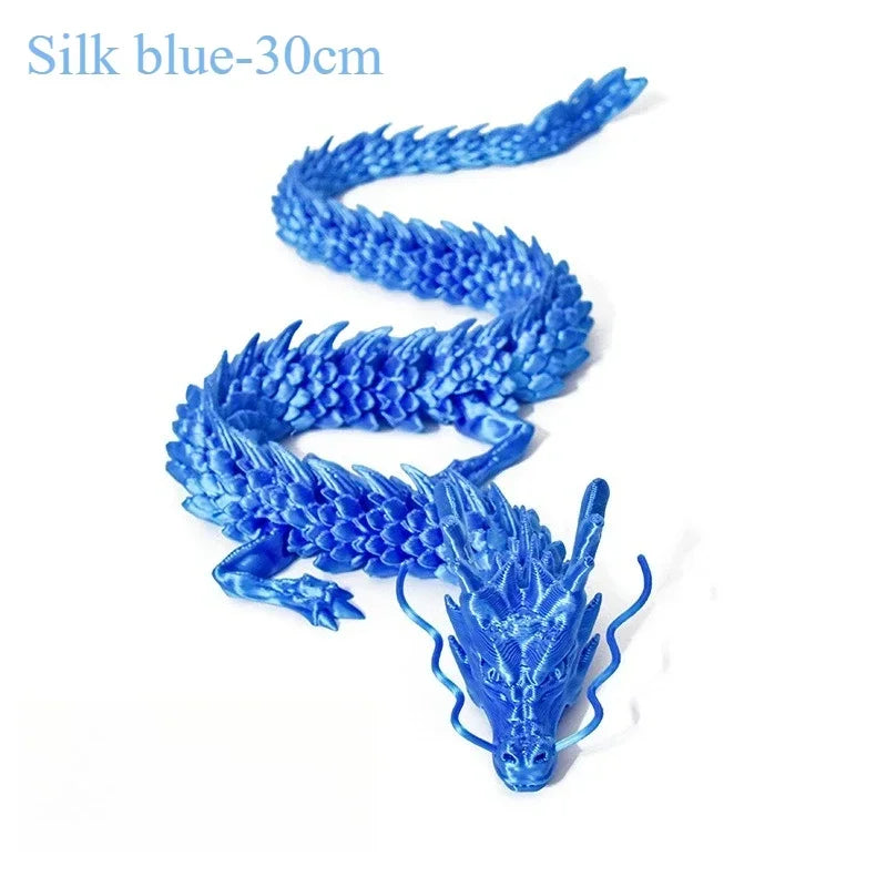 1PC Exquisite 3D Printed Chinese Dragon Ornament – Flexible Joints for Customizable Poses | Unique Anime-Inspired Collectible - Image 8