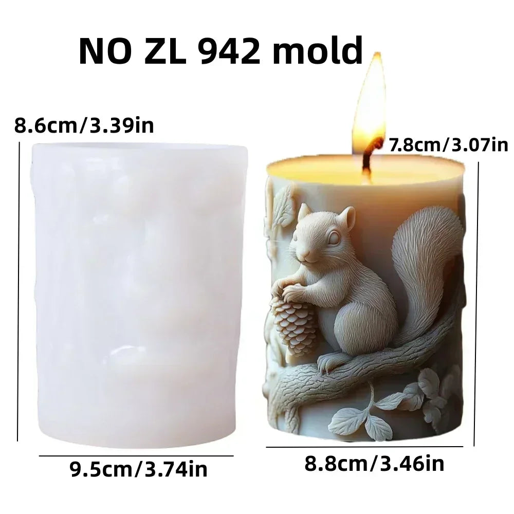 Dinosaur & Dragon Wings Relief Cylindrical Silicone Mold – Resin & Gypsum Craft Mold - Image 26