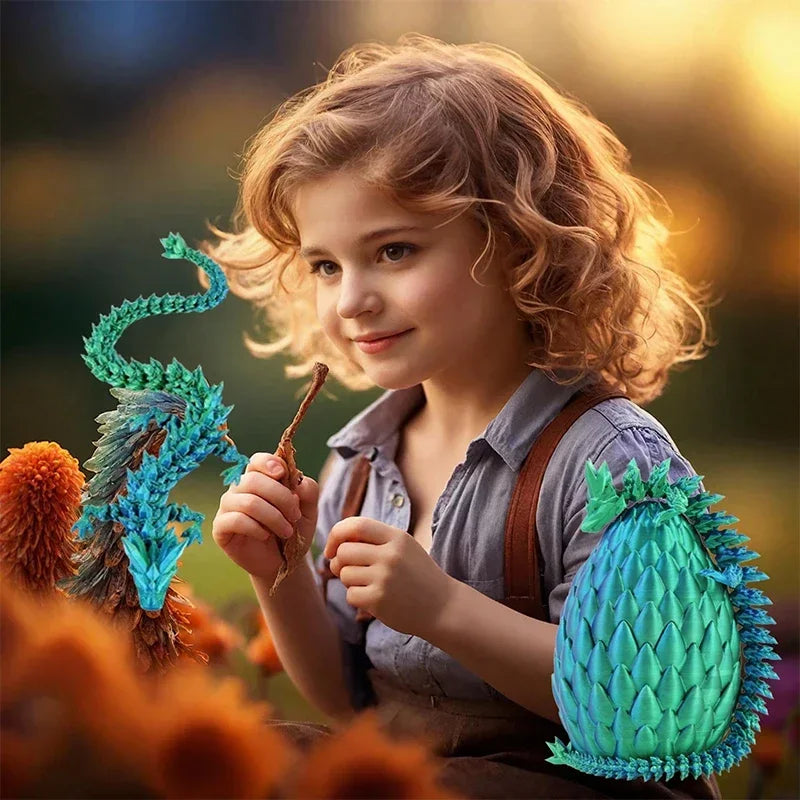 3D Printed Antistress Crystal Dragon - Image 6