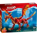 2025 MOC Ninja Series – 1342pcs Mighty Source Dragon of Motion Building Block Toy