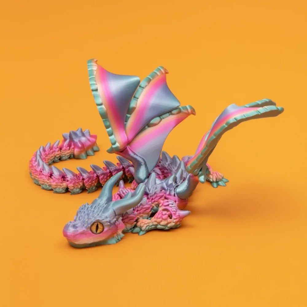 3D Printed Winged Carriage Dragon Figurine - Image 16