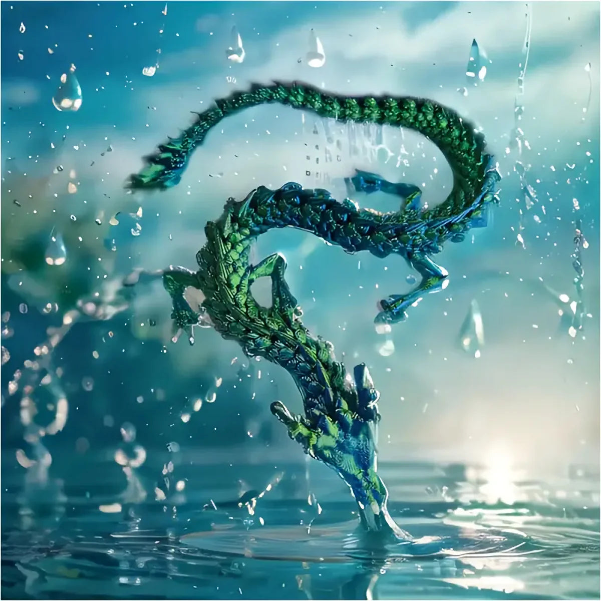 4/12pcs 3D Printed Chinese Dragon Ornaments - Image 4