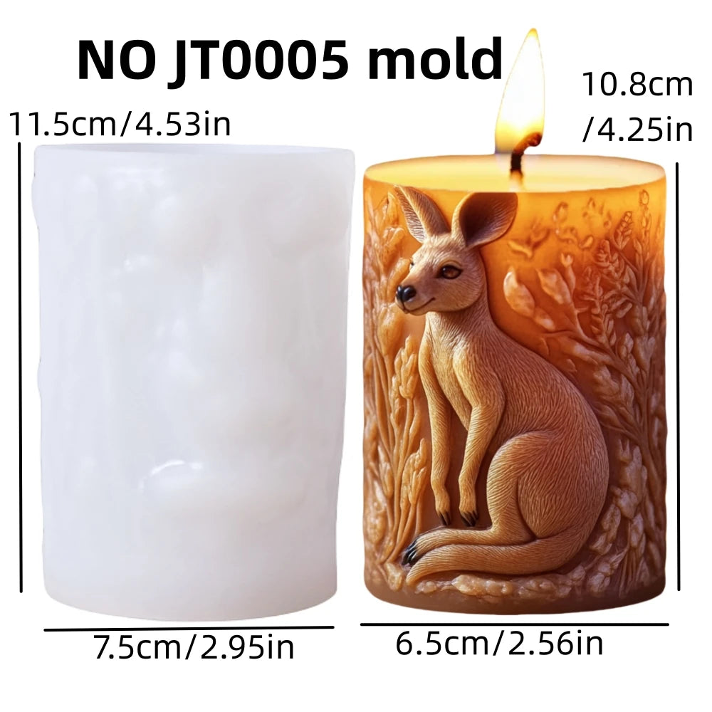 Dinosaur & Dragon Wings Relief Cylindrical Silicone Mold – Resin & Gypsum Craft Mold - Image 18