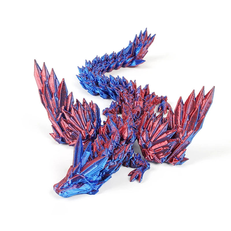 3D Printed Gradient Dragon Ornament - Image 4
