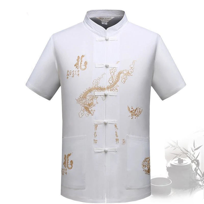 Chinese Traditional Tang Clothing Top - Image 12