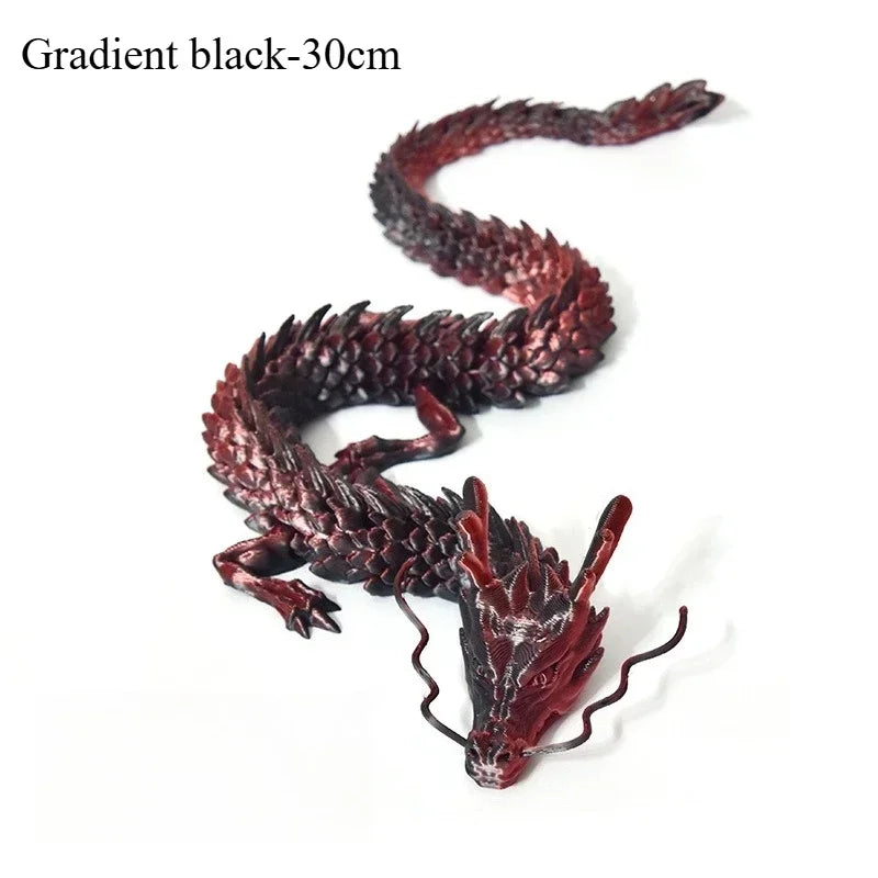 1PC Exquisite 3D Printed Chinese Dragon Ornament – Flexible Joints for Customizable Poses | Unique Anime-Inspired Collectible - Image 18