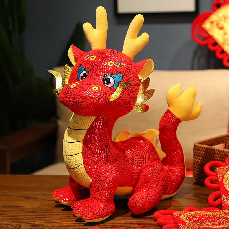 Chinese Style Dragon Plush Toy - Image 2