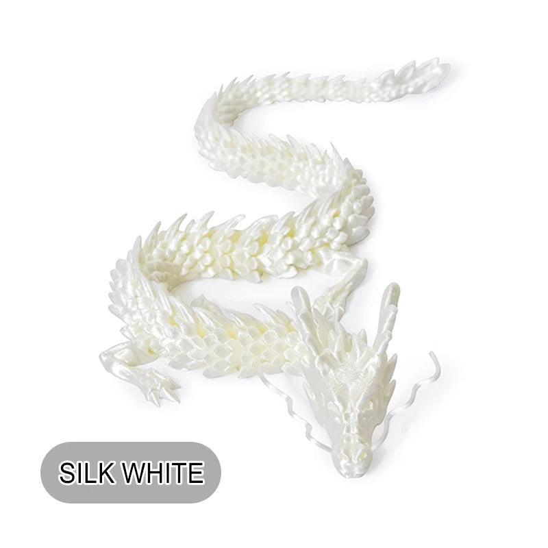 180cm Huge 3D Printed Jointed Loong Figurine – Creative Dragon Ornament for Plants, Rockery & Fish Tank Landscaping Decoration - Image 14