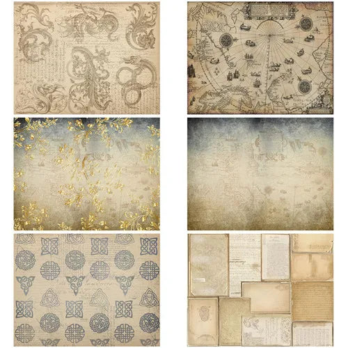 1 Pack Vintage Medieval Wizards and Dragons Stickers - Image 10