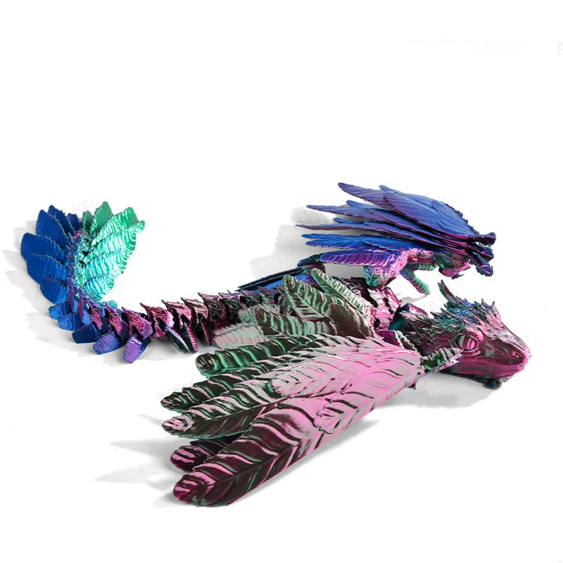 3D Printed Feathered Wyvern Dragon - Image 8