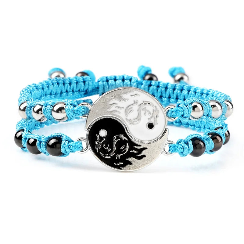 Dragon Tai Chi Gossip Braided Bracelets - Image 8