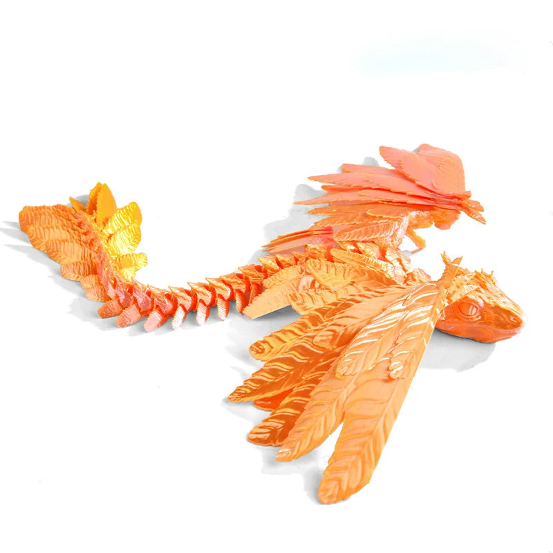 3D Printed Feathered Wyvern Dragon - Image 6