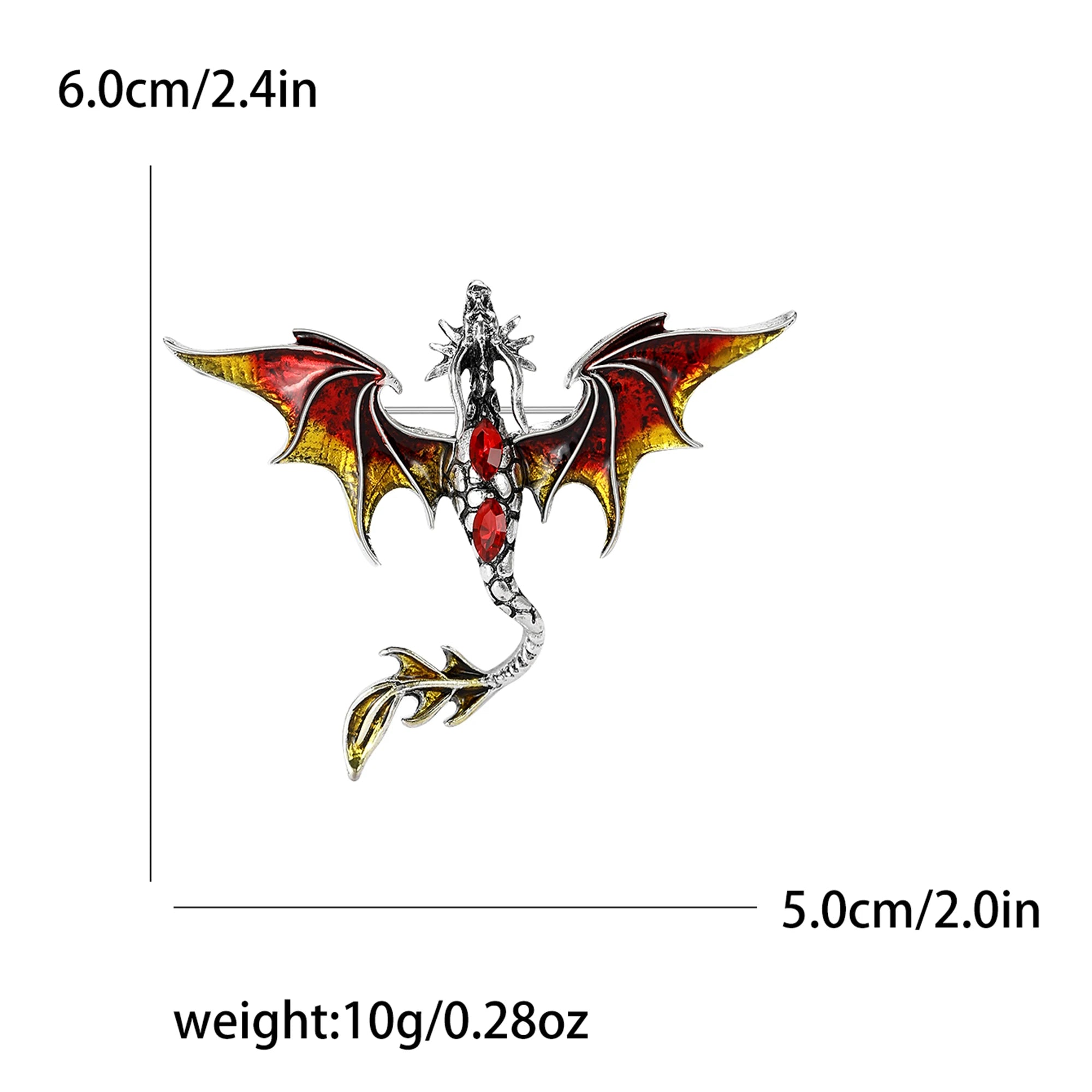 Enamel Dragon Pins for Women - Image 31