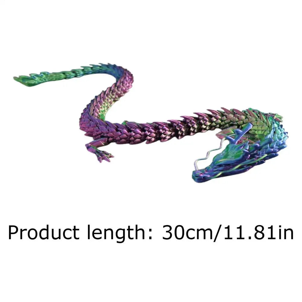 3D Printed Articulated Dragon – Large Flexible Joint Dragon Figurine for Home Decor & Collectors - Image 8