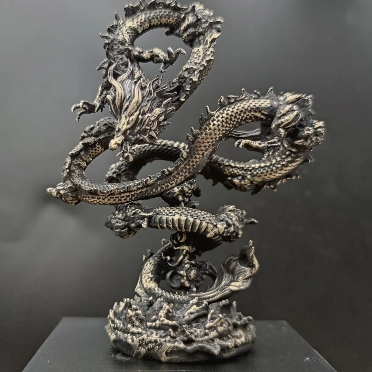 Creative Oriental Dragon Bronze Statue