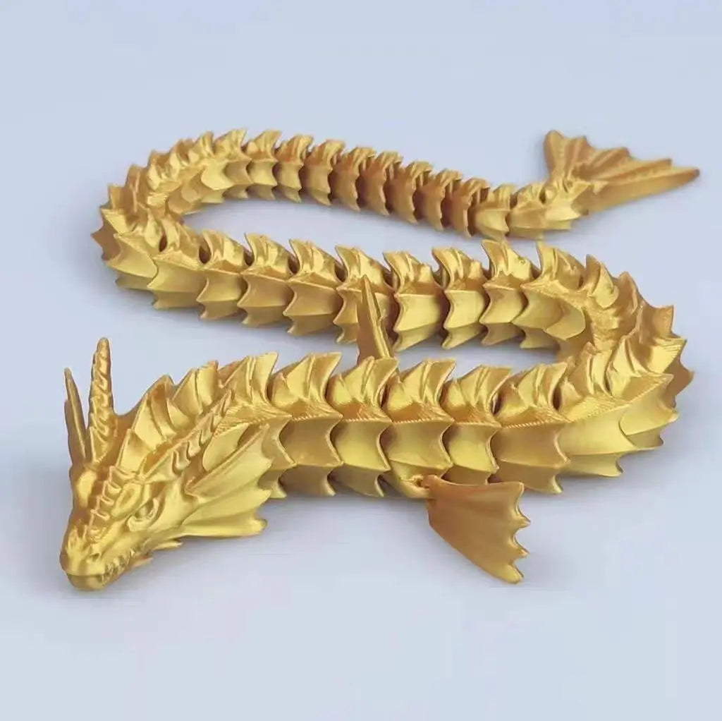 35cm 3D Printed Dragon – Antistress Full-Body Jointed Toy & Desktop Ornament - Image 7