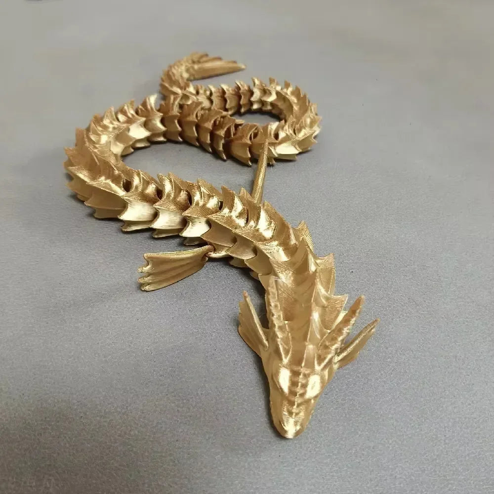 35cm 3D Printed Dragon – Antistress Full-Body Jointed Toy & Desktop Ornament - Image 3