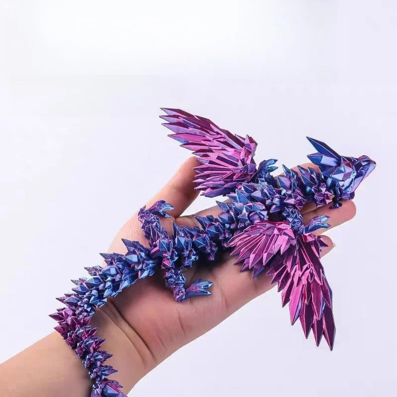 14cm 3D Printed Magic Wing Dragon - Image 3