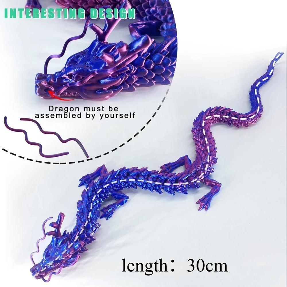 3D Printed Conjoined Dragon Ornaments - Image 4