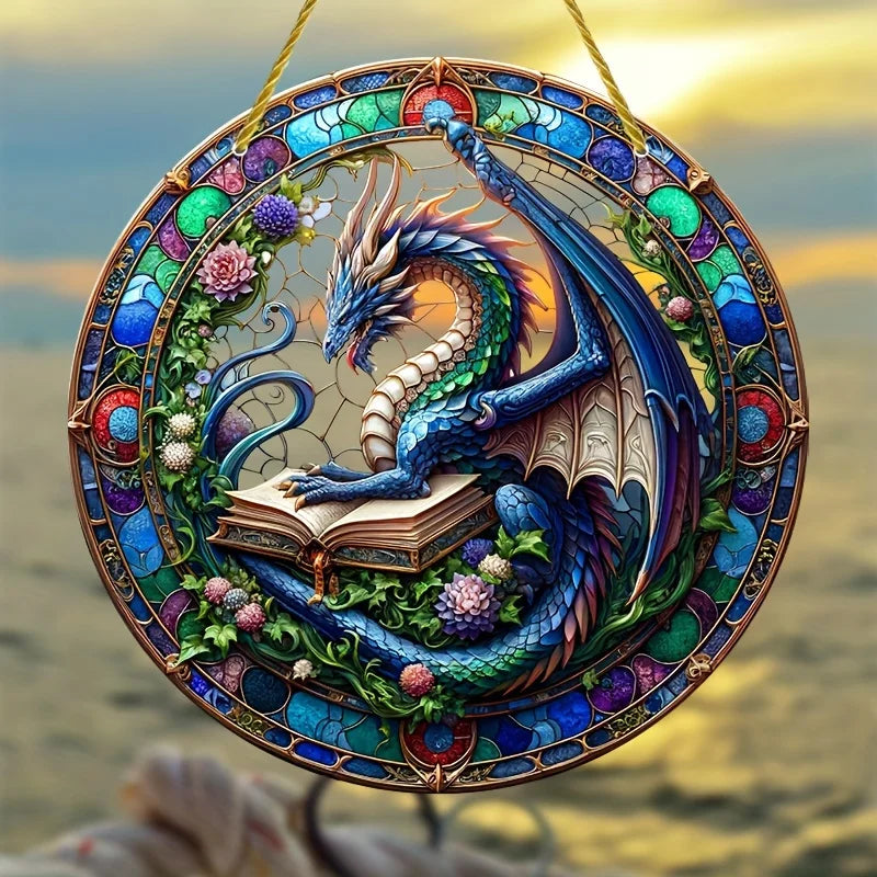 Dragon Suncatcher Wall Hanging