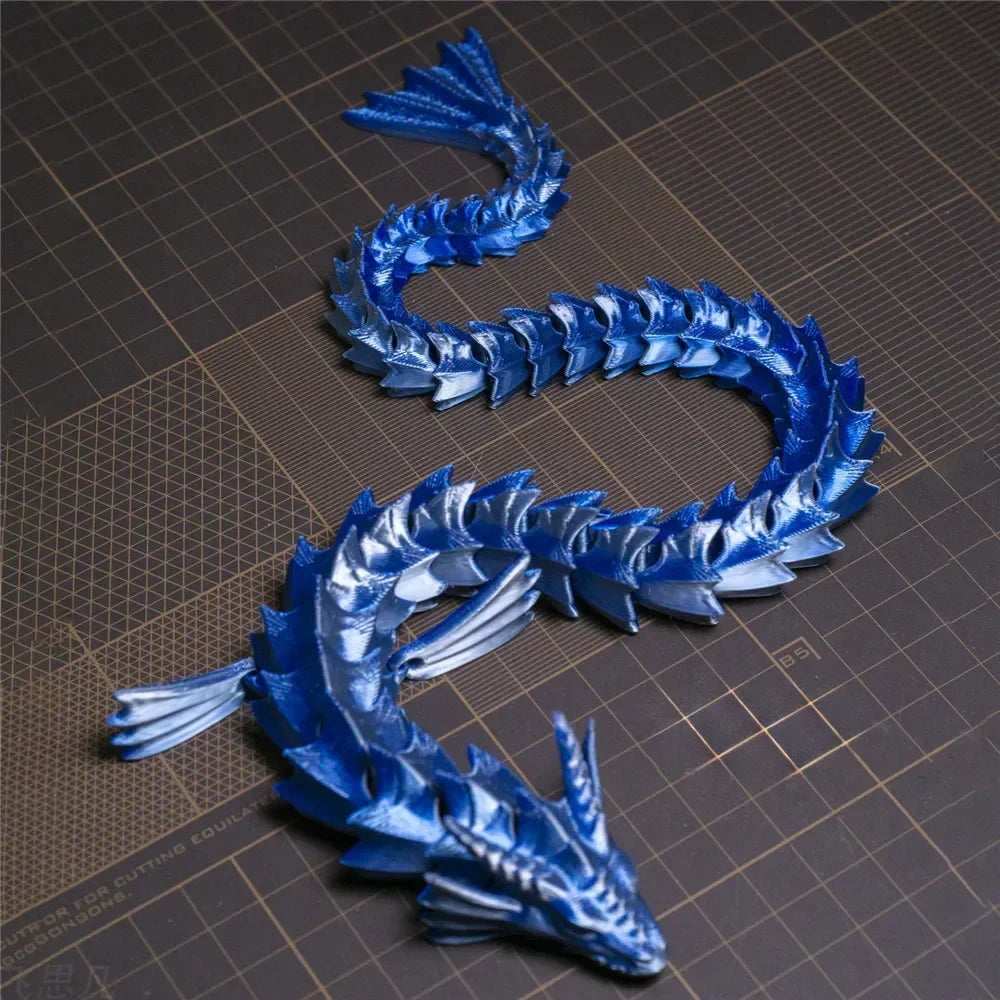 35cm 3D Printed Dragon – Antistress Full-Body Jointed Toy & Desktop Ornament - Image 2