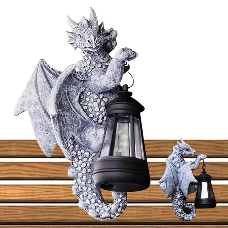 Dragon Solar Lantern – Solar-Powered Dragon Sculpture with Light for Garden, Patio & Garage Décor - Image 5